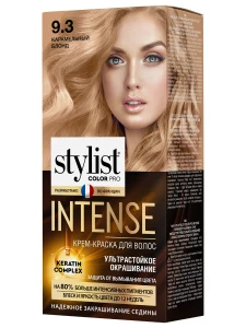 STYLIST PRO - Intense Ультрастойкая Крем-краска для волос, тон 9.3 Карамельный блонд