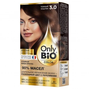 Only Bio - Only Bio Color Стойкая крем-краска, тон 3.0 Темный каштан