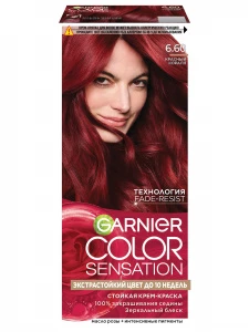 Garnier - Роскошь цвета Крем-краска для волос, тон 6.60 красный коралл