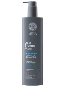 Natura Siberica - LAB Biome Шампунь для мужчин Комплекс 7в1 от перхоти, жирности и выпадения волос Super Care Complex 400мл
