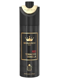 Milestone - Парфюмированный Дезодорант спрей унисекс Monarch Paris Red Tobacco Vanilla 200мл