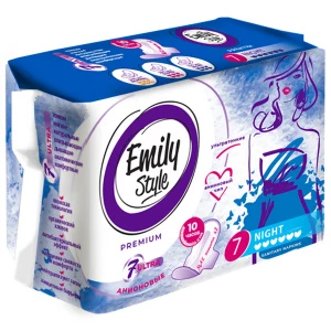 Emily Style - Прокладки Premium Night 7шт