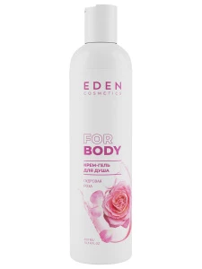 EDEN - Крем-гель для душа Пудровая роза 300мл