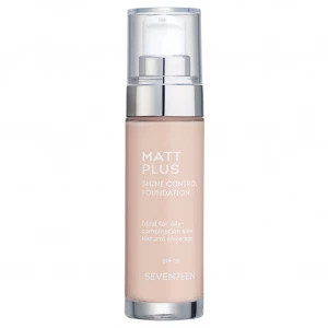 Seventeen - Матирующий тональный крем Matt Plus Shine Control Foundation, тон 00 светлый фарфор