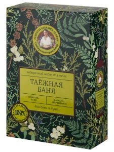 Рецепты бабушки Агафьи - Подарочный набор для волос Таёжная баня (Шампунь 200мл + Бальзам для волос 200мл)