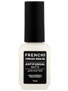 Frenchi  - Лак для ногтей Antifungal, тон 04 матовый молочный