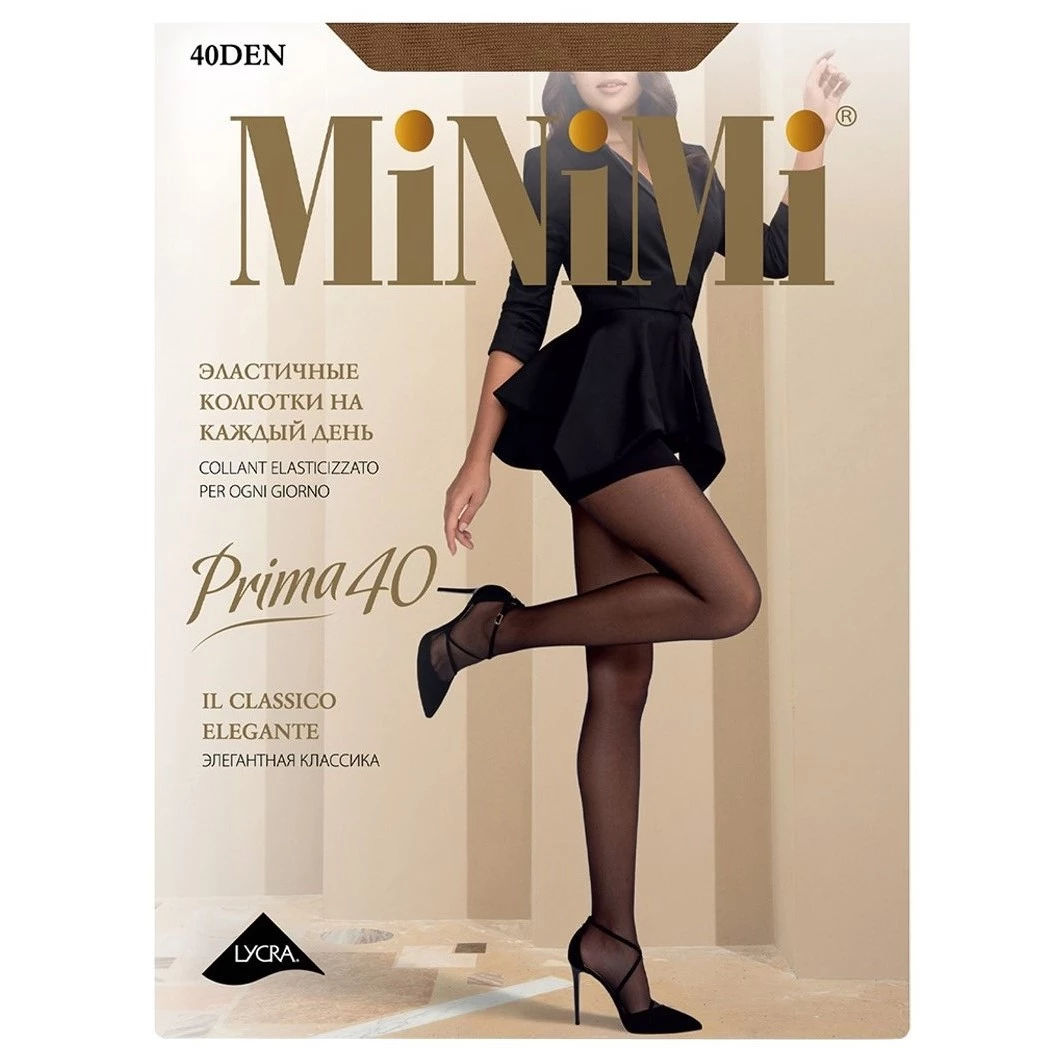 MiNiMi - Колготки Prima 40den, Daino 5р шортики