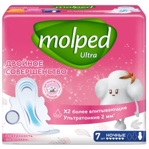Molped - Прокладки гигиенические ночные Ultra Night 7шт