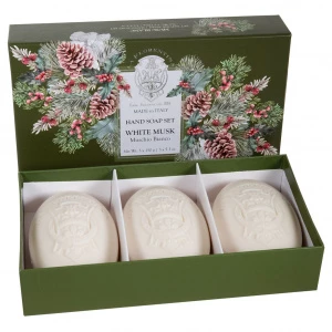 La Florentina - Набор мыла Белый мускус White musk 3*150г