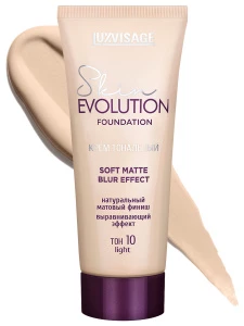 LuxVisage - Тональный крем Skin Evolution Soft Matte Blur Effect, тон 10 light