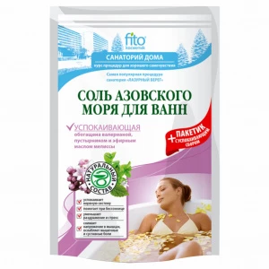 Fito косметик - Санаторий дома Соль для ванн Азовского моря Успокаивающая 500г+30г