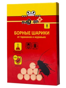 Nadzor - Борные шарики от тараканов и муравьев 8шт 