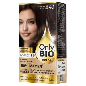 Only Bio - Only Bio Color Стойкая крем-краска, тон 4.1 Холодный каштан