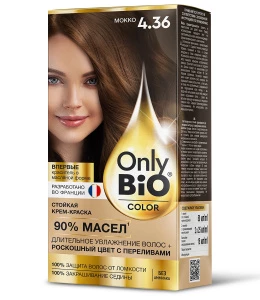 Only Bio - Only Bio Color Стойкая крем-краска, тон 4.36 Мокко