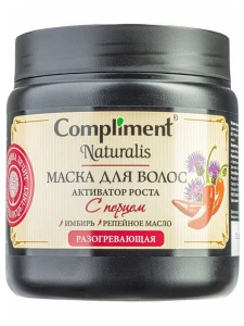 Compliment - Naturalis Маска для волос с перцем Активатор роста 500мл 
