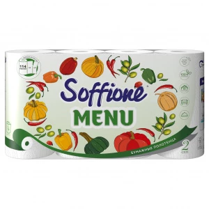 Soffione - Бумажные полотенца Menu 2 слоя 4 рулона