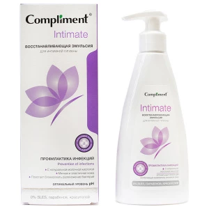 Compliment - Intimate Восстанавливающая Эмульсия для интимной гигиены 250мл