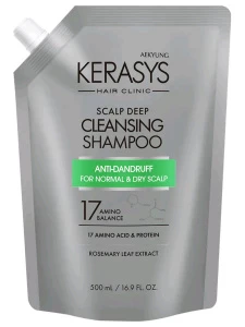 Kerasys - Scalp Clinic System Шампунь против перхоти 500мл (запаска)