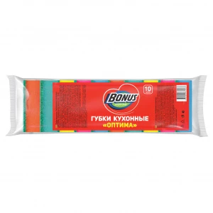 Bonus - Губки кухонные Оптима 10шт
