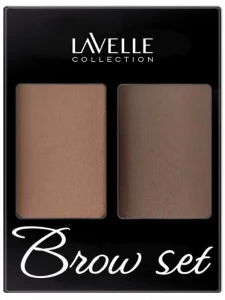 LavelleCollection - Набор для бровей, тон 03 коричневый