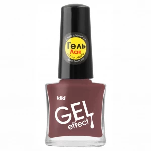 Kiki - Лак для ногтей Gel Effect, тон 022 коричнево-каштановый