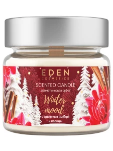 EDEN - Winter mood Свеча ароматическая Имбирь и корица 100мл