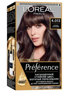 L'Oreal Paris - Preference Крем-краска, тон 4.01 Париж, глубокий каштановый