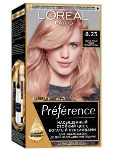 L'Oreal Paris - Preference Крем-краска, тон 8.23 Розовое золото, светло-русый розово-перламутровый