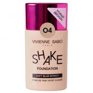 Vivienne Sabo - Тональный крем с натуральным блюр эффектом Shakefoundation, тон 04 темно-бежевый