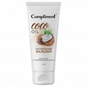 Compliment - Coco Oil Питательный Бальзам для сухих и поврежденных волос 200мл