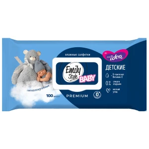 Emily Style - Fresh Idea Premium Салфетки влажные детские 100шт