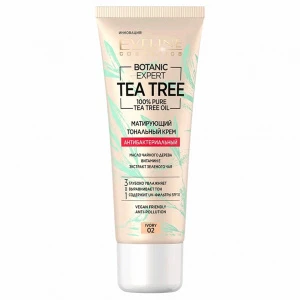 Eveline Cosmetics - Матирующий Тональный крем Botanic Expert антибактериальный, тон 02 ivory 
