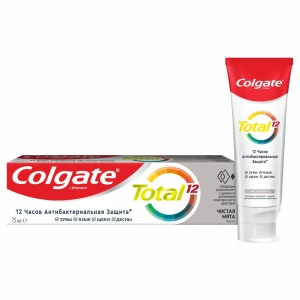 Colgate - Зубная паста Total 12 Чистая мята 75мл 