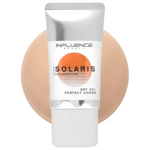 Influence Beauty - Тональная основа Solaris SPF25, тон 02 light / светло-бежевый