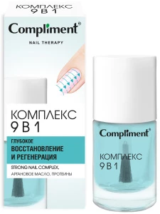 Compliment - Nail therapy Средство по уходу за ногтями Комплекс 9в1 10мл