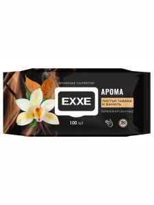 EXXE - Влажные салфетки Листья табака и ваниль 100шт