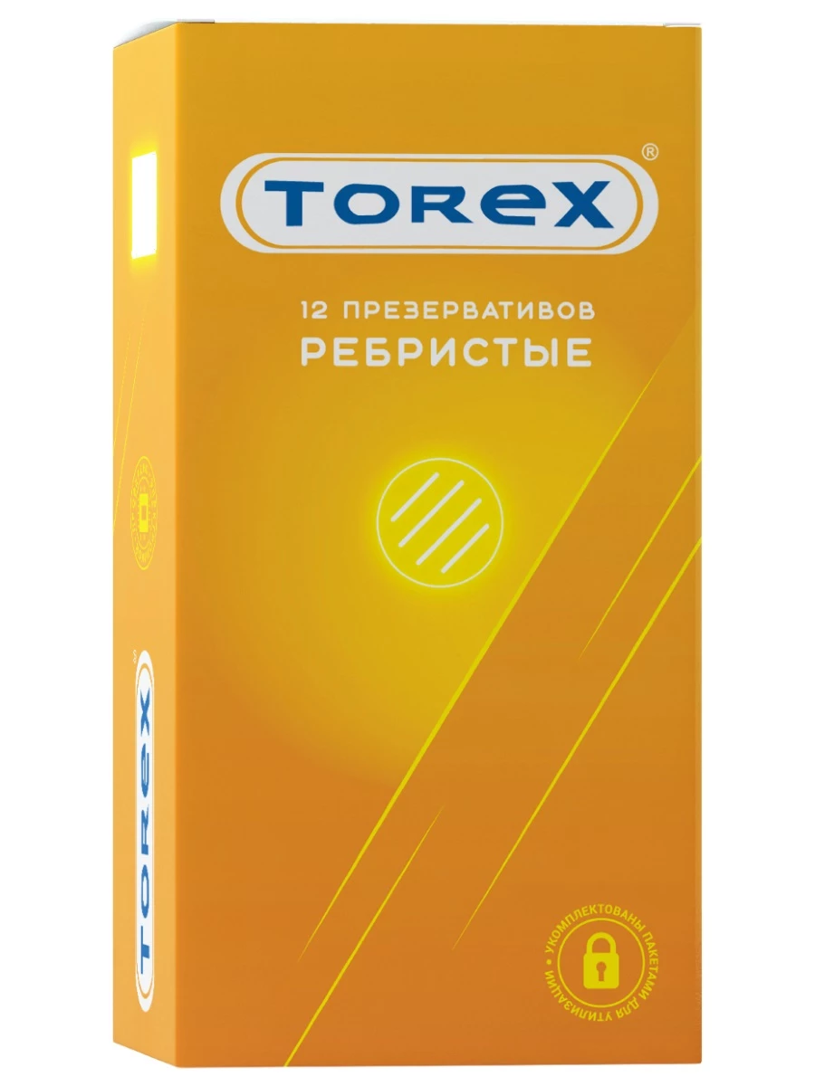TOREX - Презервативы Ребристые №12