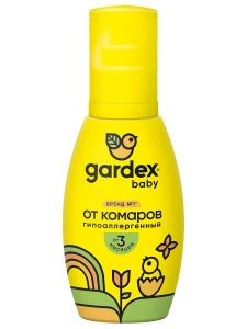 Gardex - Baby Детский спрей от комаров от 3-х месяцев гипоаллергенный 75мл