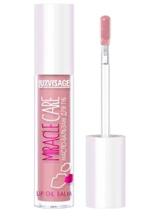 LuxVisage - Масло-бальзам для губ Miracle Care, тон 101 Powder rose 3,4г