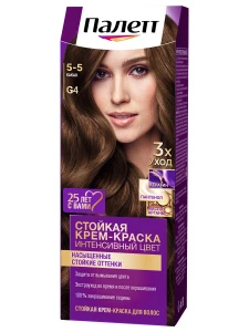 Палетт - Краска для волос, тон G4 (5-5) Какао