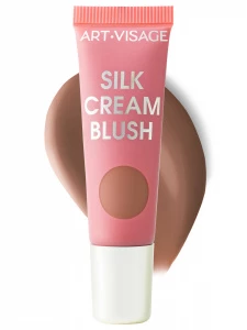 Art-Visage  - Румяна кремовые с сатиновым финишем Silk Cream Blush, тон 434 розовое какао
