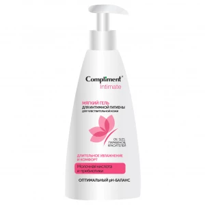 Compliment - Intimate Мягкий гель для интимной гигиены для чувствительной кожи 250мл