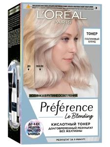 L'Oreal Paris - Le Blonding Тонер кислотный Платиновый блонд