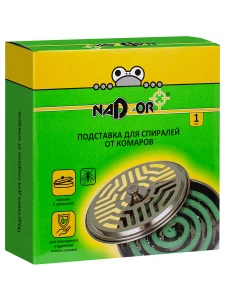 Nadzor - Подставка для спирали от комаров с крышкой 
