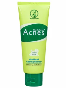 Mentholatum - Acnes Пенка скраб для лица от черных точек 100г