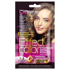 Fito косметик - Effect Color Крем-краска для волос, тон 5.3 золотистый каштан