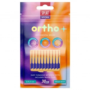 Splat - Smilex Ortho+ Межзубный ершик со вкусом мяты, размер S, мягкий