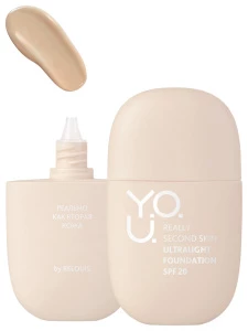 Relouis - Тональный крем ультралегкий Y.O.U.Really Second Skin, тон 40 Warm Beige