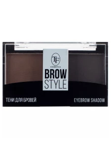 TF cosmetics - Тени для бровей Brow Style, тон 53 Темно-коричневый+черный бархат / Driftwood