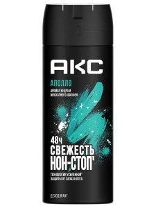 Акс - Аполло Дезодорант спрей мужской Кедр и мускатный шалфей 150мл 